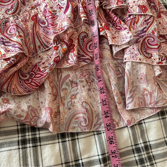 Melissa Odabash Pink Paisley Floral Motif Print Viscose Tabitha WrapDress NWOT L - Picture 16 of 16